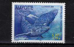 MAYOTTE   Timbre Neuf ** De 2000 ( Ref 49 B )  Faune - Baleines - Neufs