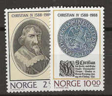 1988 MNH Norway, Mi 1001-2 Postfris** - Unused Stamps