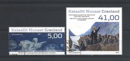 Greenland 2021 300 Y. Christianity Y.T. 849/850 (0) - Used Stamps