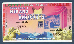 °°° Biglietto N. 5579 - Lotteria Nazionale °°° - Biglietti Della Lotteria