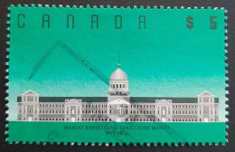 Canada 1990  USED  Sc1183,   5$ Architecture, Bonsecours Market - Used Stamps