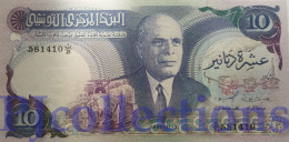 TUNISIA 10 DINARS 1983 PICK 80 UNC - Tusesië