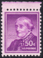 !a! USA Sc# 1051 MNH SINGLE W/ Top Margin (a2) - Liberty Issue: Susan B. Anthony - Nuevos