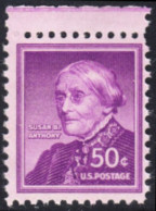 !a! USA Sc# 1051 MNH SINGLE W/ Top Margin (a2) - Liberty Issue: Susan B. Anthony - Unused Stamps