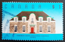 Canada 1989  USED  Sc1181,   1$ Architecture, Runnymede Library - Used Stamps