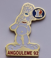 H35 Pin's Magasin LECLERC Festival BD Bande Dessinée Angoulême Charente Chien Gai Luron Marcel Gotlib Achat Immédiat - Comics