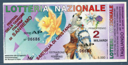 °°° Biglietto N. 5582 - Lotteria Nazionale °°° - Biglietti Della Lotteria