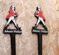 Lot De Deux Touillettes, Melangeur Boisson Johnnie Walker - Cucharas Mezcladoras