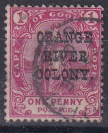 CAPE OF GOOD HOPE SURCHARGE ORANGE RIVER COLONY - Orange Free State (1868-1909)