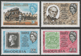 Rhodesia. 1966 28th Congress Of Southern Africa Philatelic Federation (RHOPEX). MH Complete Set. SG 388-391 - Rhodesië (1964-1980)