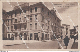 As490 Cartolina Campobasso Citta' Teatro Sociale E Hotel S.giorgio 1928 - Campobasso