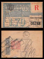 25314/ Bulletin D'expédition France Colis Postaux Bas-Rhin Strasbourg PARIS Rue D' UZES 1920 N° 6 X 2 +17 - Briefe U. Dokumente