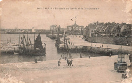 FRANCE - Calais - Le Bassin Du Paradis Et La Gare Maritime - Carte Postale Ancienne - Calais