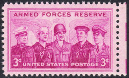 !a! USA Sc# 1067 MNH SINGLE W/ Right Margin (a1) - Armed Fores Reserve - Nuovi