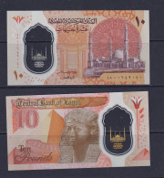 EGYPT - 2022 10 Pounds Polymer UNC - Egitto