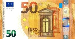 BELGIUM 50 ZA Z022 UNC DRAGHI - 50 Euro