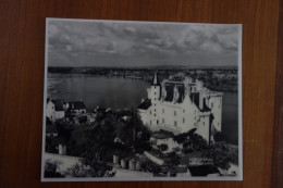 PHOTO VINTAGE DECOR WAGONS SNCF ANNEE 1960 - MONTSOREAU (MAINE ET LOIRE) - Railway