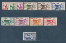 Cameroun - Poste Aérienne - YT N° 1 à 11 **  Manque N° 10 - Neuf Sans Charnière - 1941 - Luchtpost
