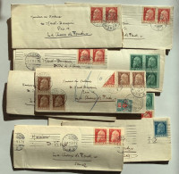 Bayern MÜNCHEN 1912 HALBIERUNG ! Brief Korrespondenz>La Chaux De Fonds NE, Schweiz Nachportomarke (Suisse Timbre Taxe - Storia Postale