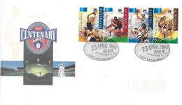 Australian Football (Centenaire) Australian Rules Football AFL. Special Cover  Melbourne Australia 1996 - Brieven En Documenten