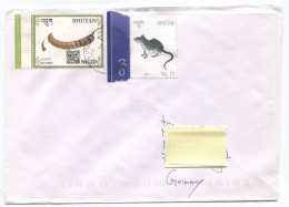 Cover Bhutan 2022 Year Of Rat  Sent From Phuensholing - Bhoutan