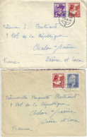 2 Lettres De SUISSE XII 1934 - Brieven En Documenten