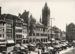 SUISSE - Basel - Marktplatz Und Rathaus - Animé - Carte Postale - Basilea