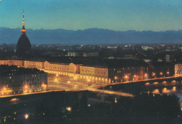 Cartolina Torino - Panorama Notturno - Tarjetas Panorámicas