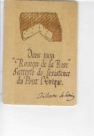 Carte Postale En Bois Sur Le Fromage Pont L'évêque 14140 LIVAROT RARETE - Livarot