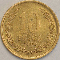 Chile - 10 Pesos 2004, KM# 228.2 (#3444) - Chili