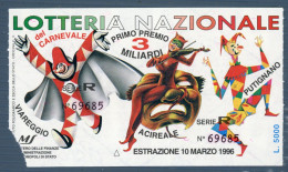 °°° Biglietto N. 5590 - Lotteria Nazionale °°° - Biglietti Della Lotteria