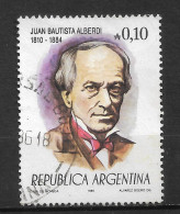 ARGENTINE N° 1985 "ALBERDI " - Gebruikt