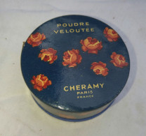 Boite à Poudre Ancienne De Collection, Chéramy, Poudre Velouté Rosée - Ohne Zuordnung