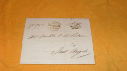 LETTRE ANCIENNE DE 1858../ CACHET PRETURA DI BELLANO MARQUE POSTE BELLANO 11 MAR POUR SANT ANGELO + SIGNATURE - Non Classificati