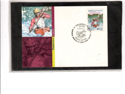 TEM19689  -  ASCOPELLO  30.5.2002  /  FDC  CAMPIONATI MONDIALI DI CANOA KAYAK  VALSESIA - Canoe