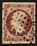 1F Empire (n°18) TTB Margé Obl. DS2. Cote 3400€++. Signé SCHELLER. Superbe Qualité. - 1853-1860 Napoléon III.
