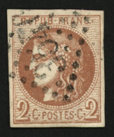 2c BORDEAUX (n°40B) TTB Margé Obl. GC. Signé SCHELLER. TTB. - 1870 Emisión De Bordeaux