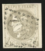 4c BORDEAUX (n°41B) TTB Margé Obl. GC. Signé SCHELLER.  TTB. - 1870 Ausgabe Bordeaux