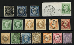 Sélection De 17 Timbres Entre N°3 Et N°95. Qualité Choisie. Superbe. - 1871-1875 Cérès