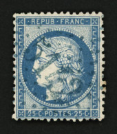 ALGERIE - BOGHARI : GC 5142 En Bleu Sur 25c CERES (n°60). Rare. TTB. - 1849-1876: Klassieke Periode