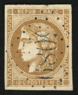 JAFFA : 10c BORDEAUX (n°43) Obl. GC 5089. RARE. Ex. DUBUS. TB. - 1849-1876: Klassik