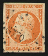 MERSINA : 40c (n°16) TTB Margé Obl. PC 3770. Cote 180€++. TTB. - 1849-1876: Classic Period