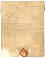 BOUCHES DU RHONE - PURIFIE : 1732 Lettre PURIFIEE Au Vinaigre Avec Texte Daté "POMEGUE" Pour MARSEILLE. TTB. - 1701-1800: Voorlopers XVIII