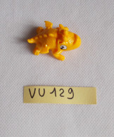 Kinder - Mixart - Animaux Poinçons - Reptile Jaune - VU129 - Sans BPZ - Montables