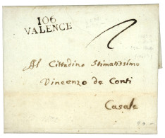 1800 106 VALENCE Sur Lettre Avec Texte. Superbe. - 1792-1815: Conquered Departments