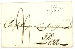 1811 112 PRATO Sur Lettre Avec Texte. Rare. Superbe. - 1792-1815: Veroverde Departementen