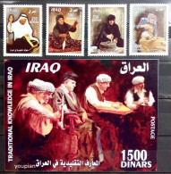 Iraq 2021, Traditional Knowledge In Iraq, MNH S/S And Stamps Set - Iraq
