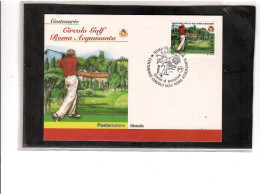 TEM19691  -  ROMA  5.4.2003  /   FDC  CENTENARIO CIRCOLO GOLF ROMA ACQUASANTA - Golf