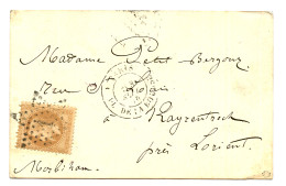 BALLON MONTE - CARTE Sans Mention Imprimée : 10c (n°28) Obl. Etoile 1 + PARIS 31 Sept 70 Sur CARTE Pour KAYRENTRECH Pres - Guerra De 1870