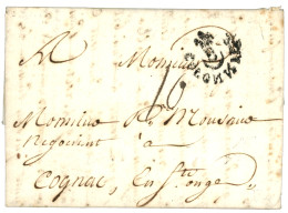 1763 B/COLONIES + Verso "Par Le Navire L' AMITIE, Cap. PINEAUD/ Q.D.C" Sur Lettre Avec Texte De CAYES. TB. - Correo Marítimo